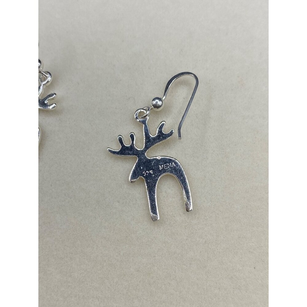 Petite moose 925 earrings - Picture 4 of 5